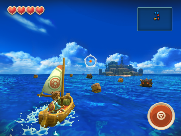 Oceanhorn on iOS.